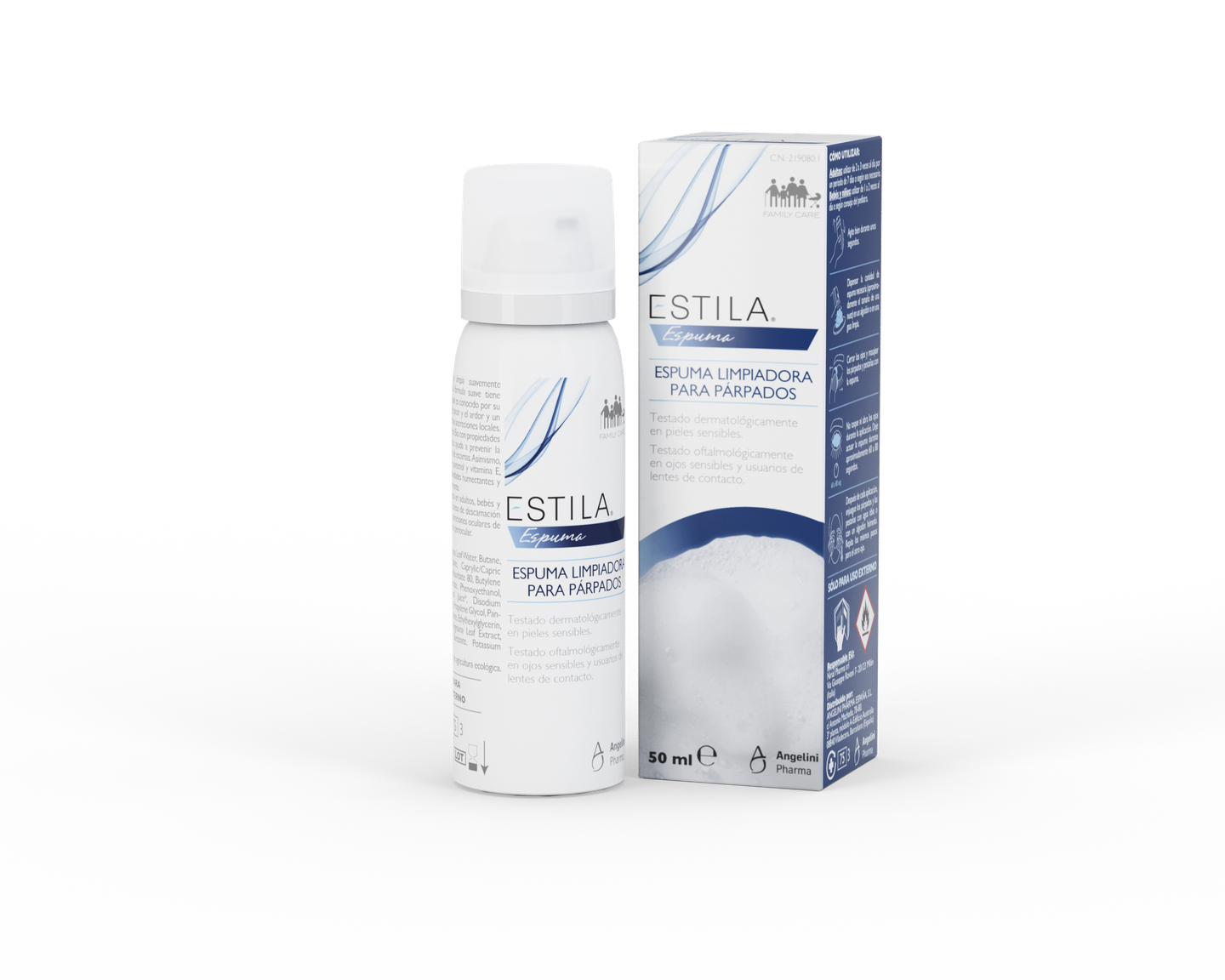Estila - Toallitas oftálmicas - Angelini Pharma España